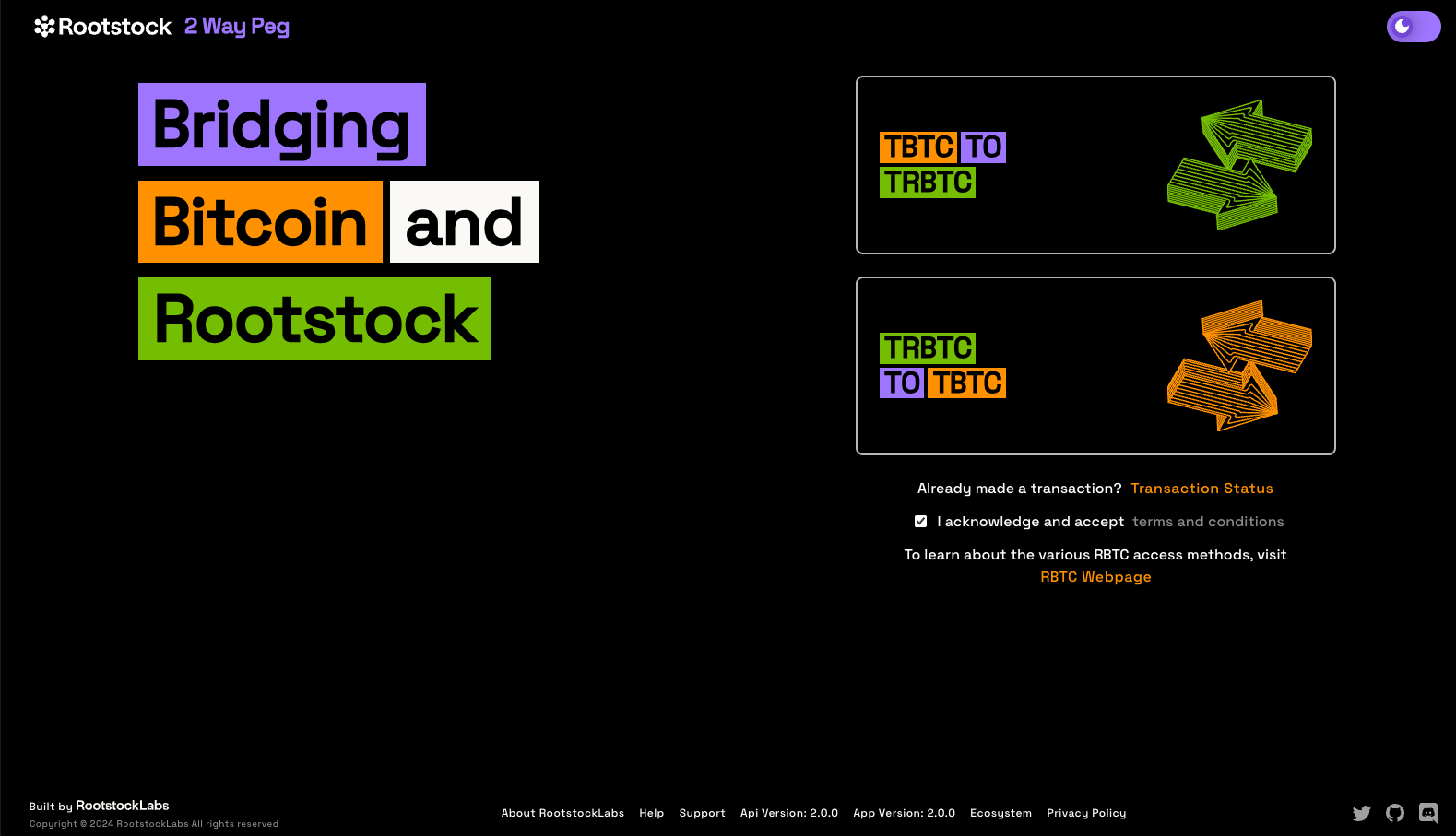 Transaction status